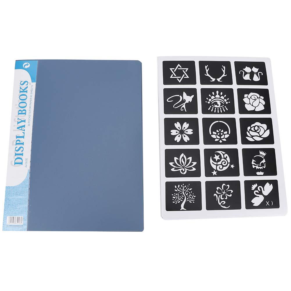 Professional Tattoo Stencil Kit - 1000+ Reusable Airbrush Temporary Tattoo Stickers & Template Design Book for Body Art | Perfect for Tattoo Artists, DIY Enthusiasts & Cosplay Events