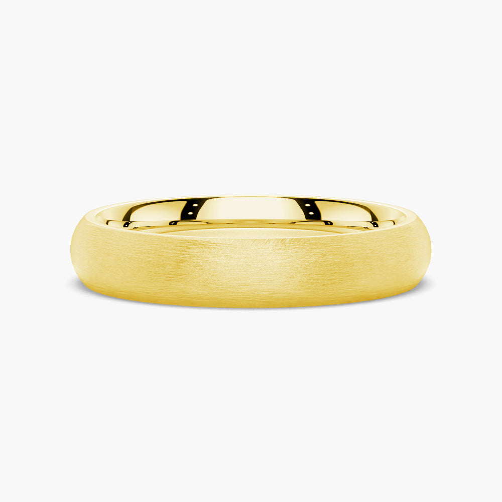 6mm Classic Matte Finish Men's Wedding Band Ring - Durable Tungsten or Titanium Wedding Ring for Men - Perfect for Engagement, Anniversary & Everyday Wear