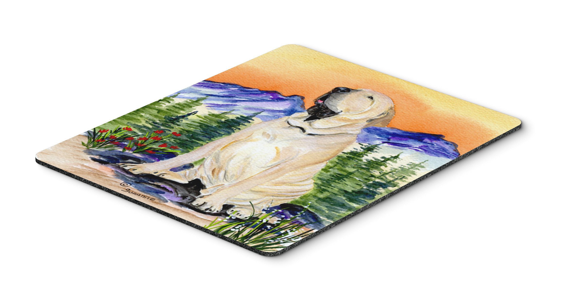 Brazilian Mastiff/Fila Brasileiro Mouse Pad - Large Washable Non-Slip Desk Mat for Home Office, Gaming & Computer Work | Durable Hot Pad & Trivet for Kitchen Use | Caroline's Treasures SS8169MP