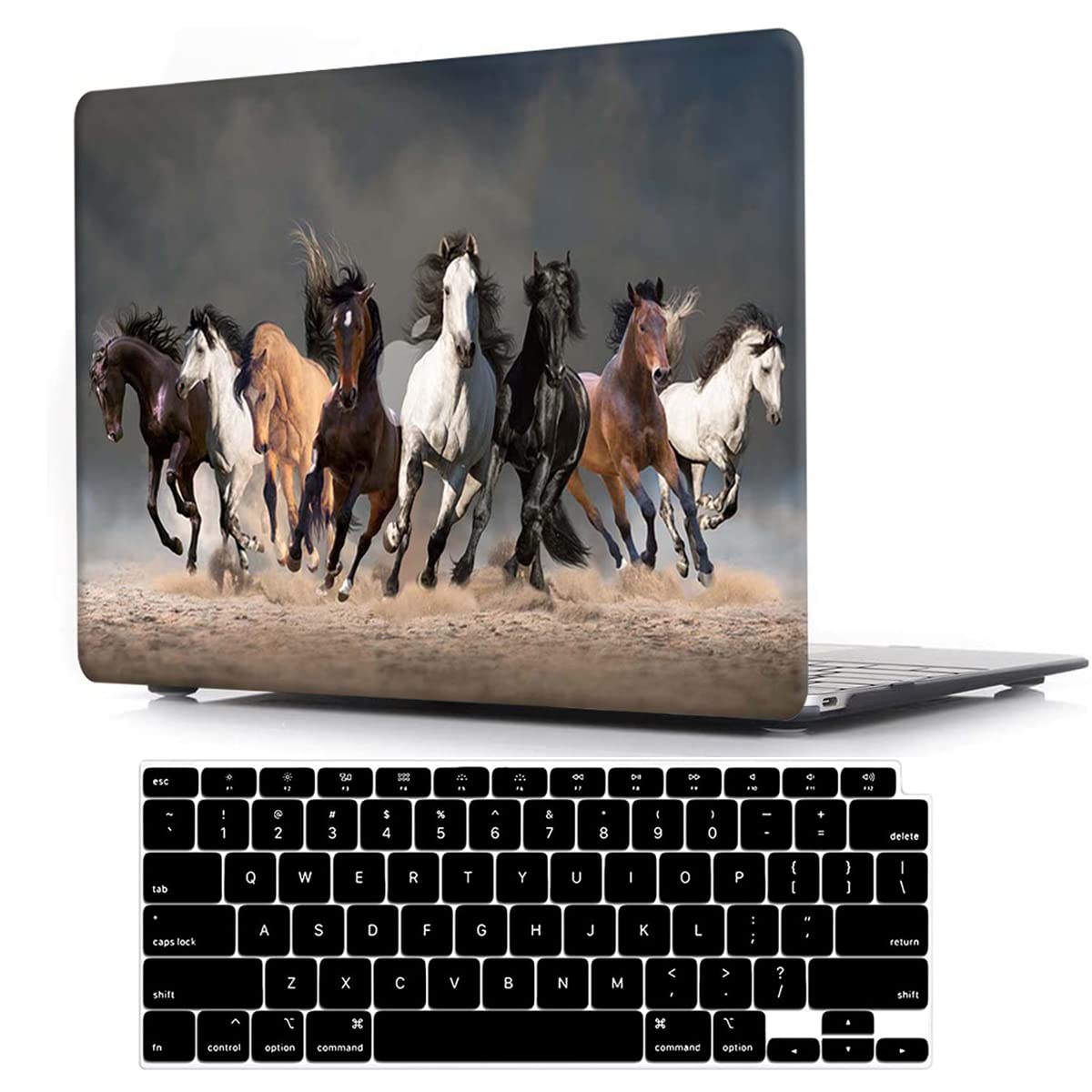 Durable Hard Shell Case for MacBook Pro 16 Inch (A2141, 2019-2020 Models) - Shockproof Plastic Protective Cover with Keyboard Protector for MacBook Pro 16