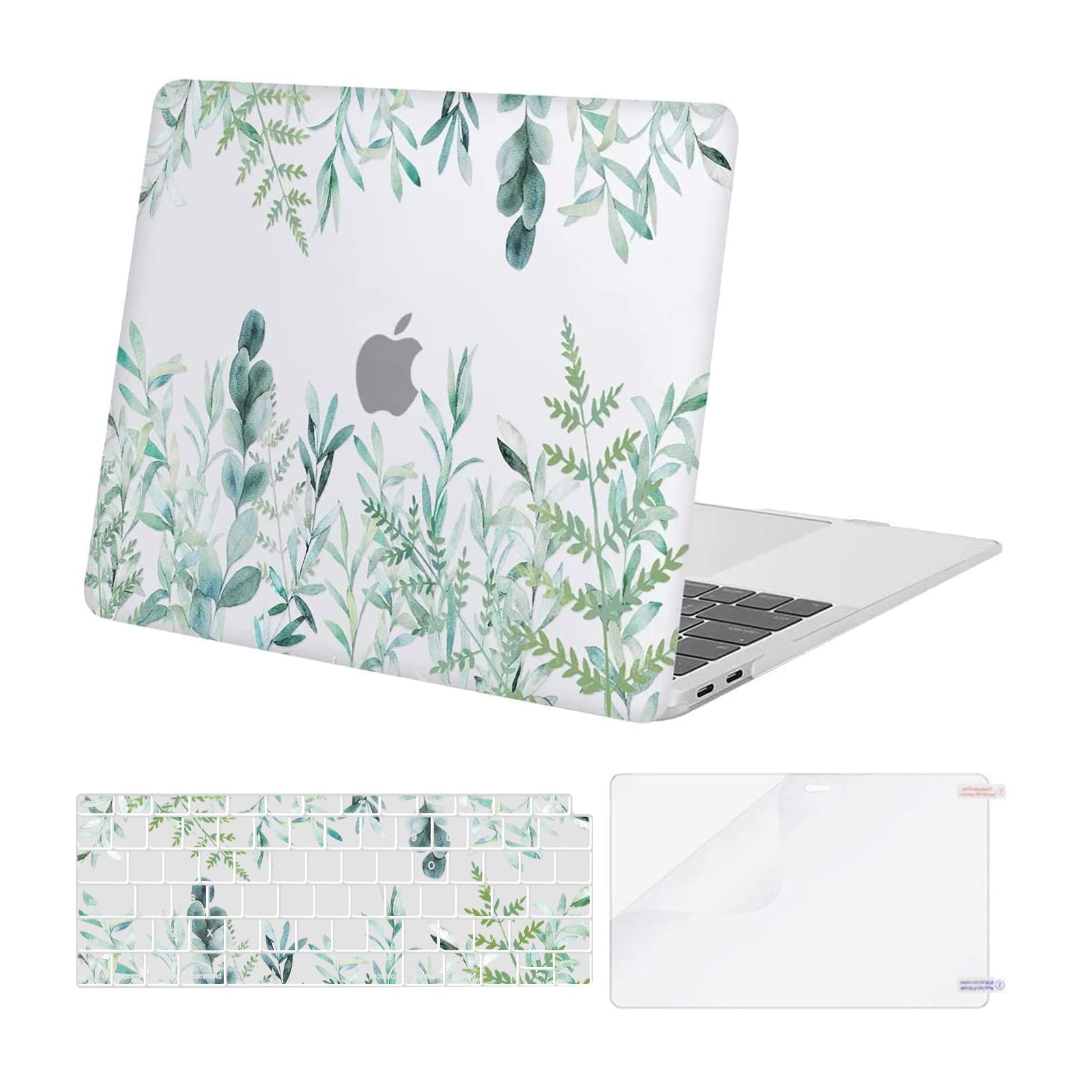 MOSISO MacBook Air 13 inch Case 2022-2018 Compatible with A2337 M1 A2179 A1932 Models - Hard Plastic Shell with Keyboard Cover & Screen Protector for MacBook Air 13.3