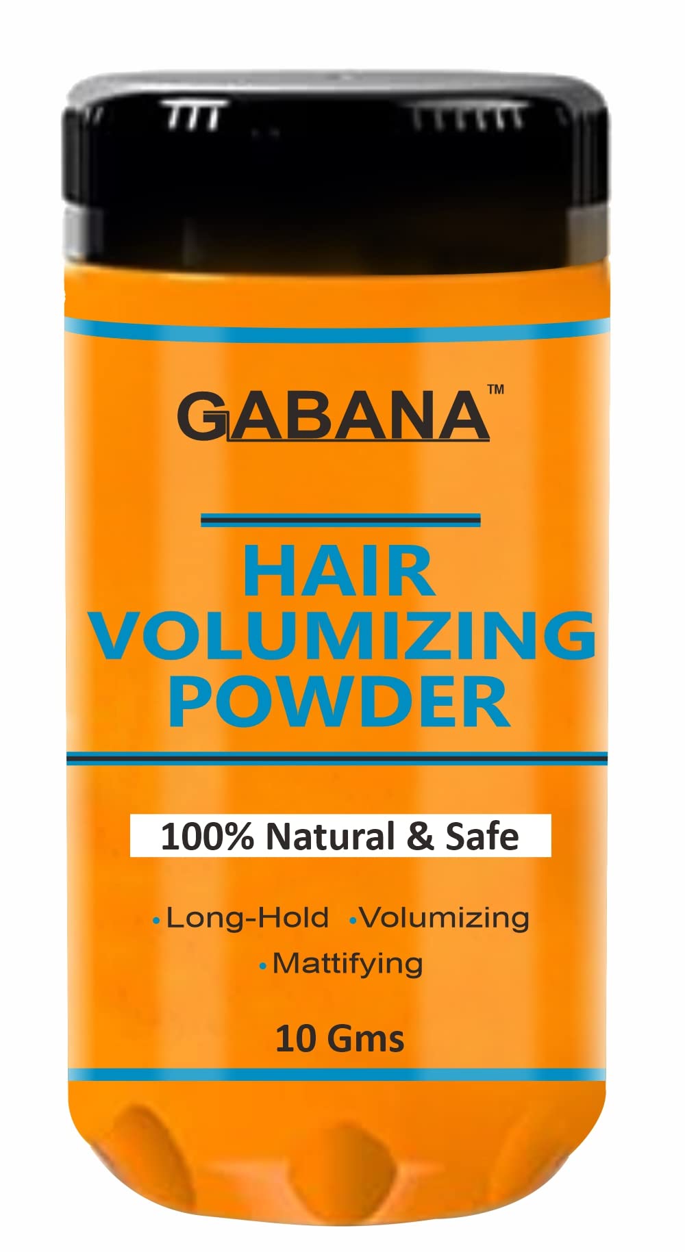GABANA Natural Hair Volumizing Powder for Men - 10g | All-Natural, Zero Toxin Hair Styling & Texturizing Powder for Thicker, Fuller Hair | Perfect for Everyday Styling, Special Occasions & Professional Looks