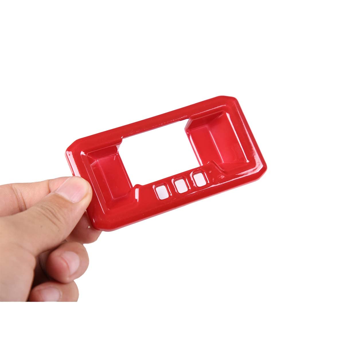 ABS 4WD Mode Differential Lock Cover for Toyota Tundra 2022-2023 - Red Center Console Accessory | Off-Roading, Camping & Adventure Vehicle Upgrade