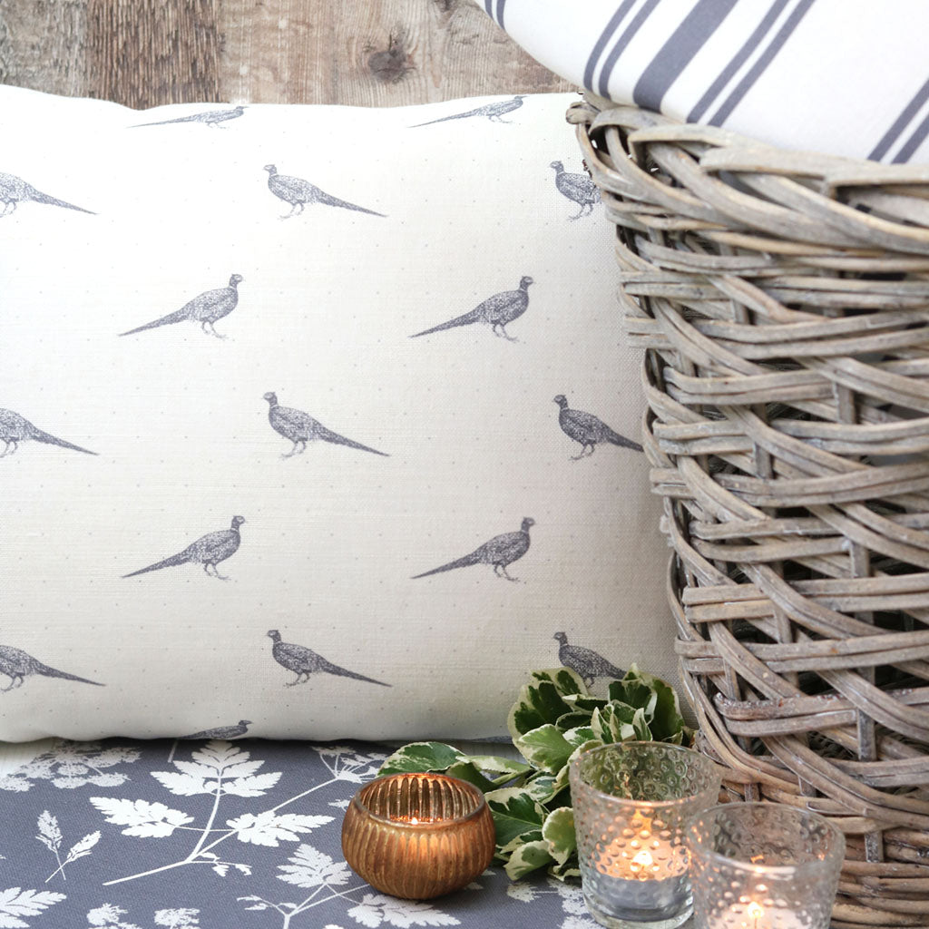 Premium Fontmell Pheasant Throw Pillow Covers - Soft Decorative Cushions for Sofa, Bed & Home Decor - Perfect for Living Room, Bedroom & Farmhouse Style