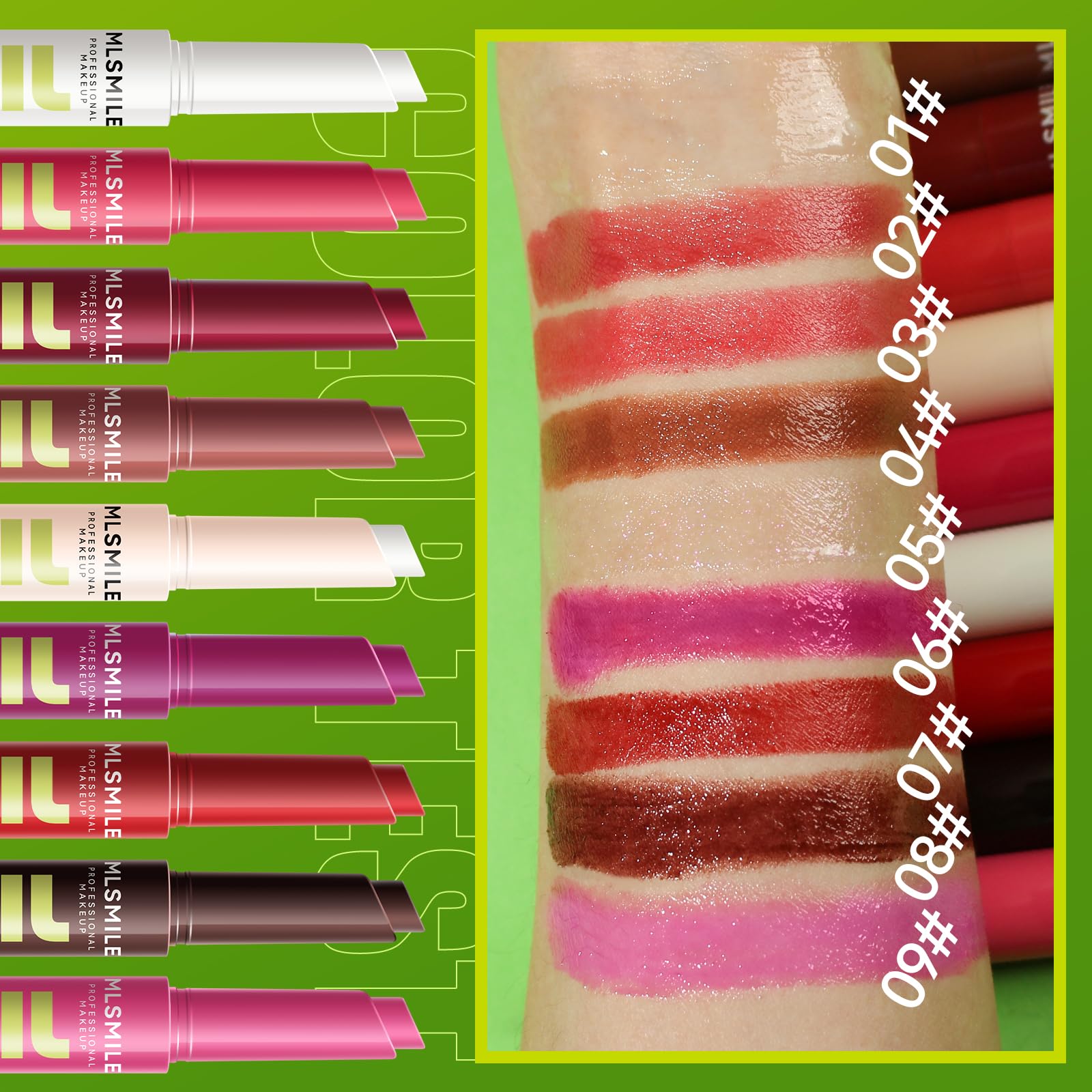 3 Colors Fat Lip Oil Click Slick - Press Lipstick Set with Coconut Oil | Moisturizing Lip Balm, High Pigment Glow Lip Oil for Women | Vegan, Lightweight & Glossy Lip Plumper | Perfect for Daily Wear, Date Night & Special Occasions