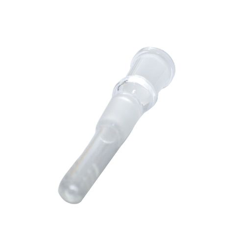 Premium 14mm Short Glass Downstem - 3.5 Inch Diffused Downstem for Bongs & Water Pipes - Durable Borosilicate Glass Downstem with 4 Slits - Perfect for Smooth Smoking Experience