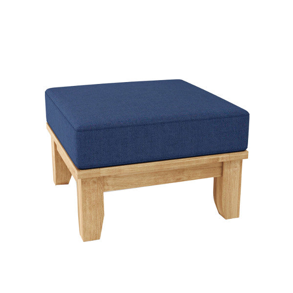 Luxury Deep Seating Ottoman - Premium Upholstered Footrest & Storage Bench for Living Room, Bedroom, or Patio - Perfect for Relaxing, Extra Seating & Home Decor