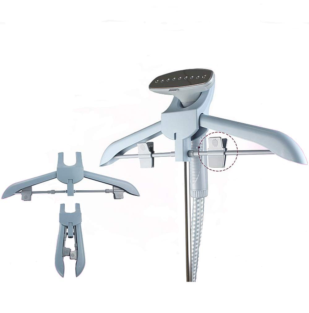 Garment Steamer Hanger - Adjustable Telescopic Folding Clothes Hanger for Pants, Shirts & Dresses | Portable Fabric Steamer Accessory | Perfect for Travel, Home & Closet Organization