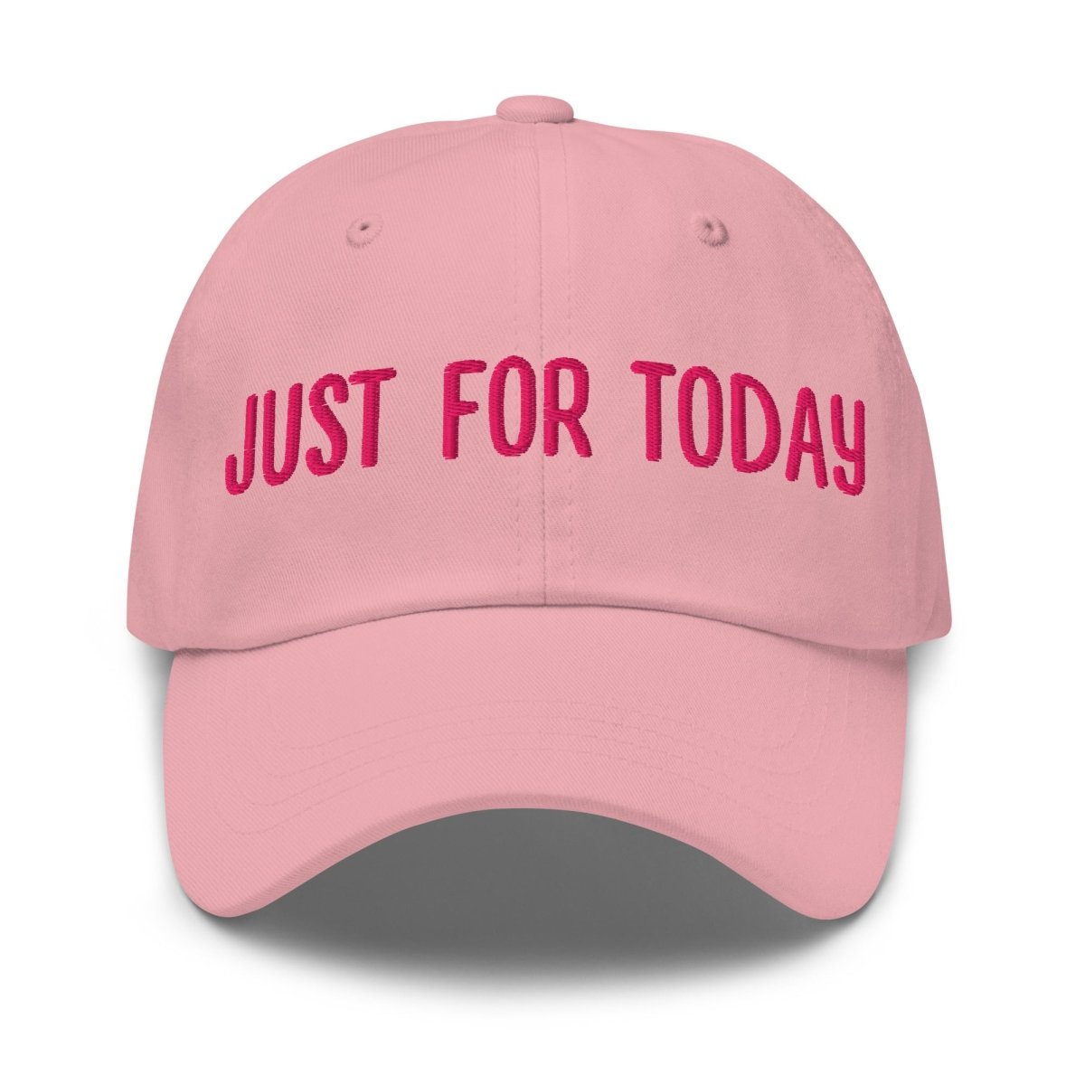 Just For Today Embroidered Dad Hat - Adjustable Cotton Baseball Cap for Men & Women - Perfect for Outdoor Activities, Sports, and Casual Wear