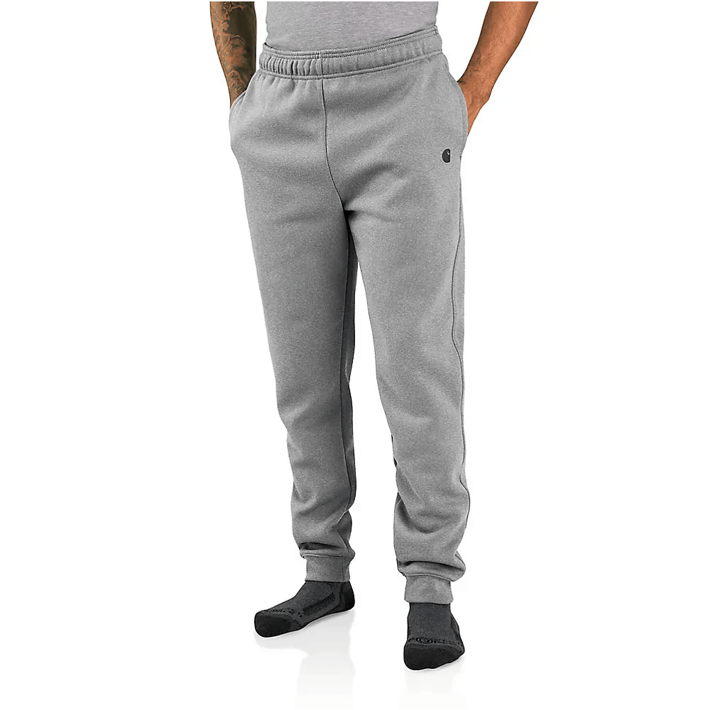 Loose Fit Midweight Tapered Sweatpants for Men - Comfortable Grey Joggers for Casual Wear, Lounge & Gym Workouts
