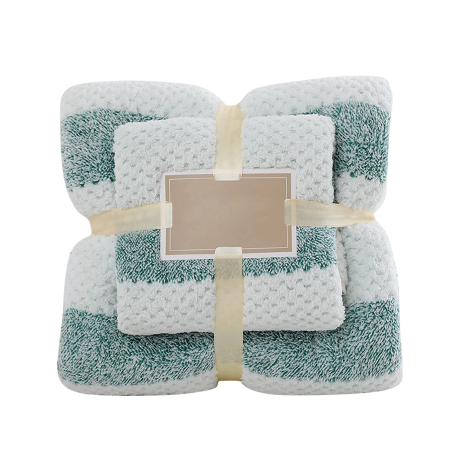Xiloccer High-Density Coral Fleece Towel & Bath Towel Set - Ultra Soft, Super Absorbent, Quick Dry - Perfect for Bath, Spa, Beach & Gym Use