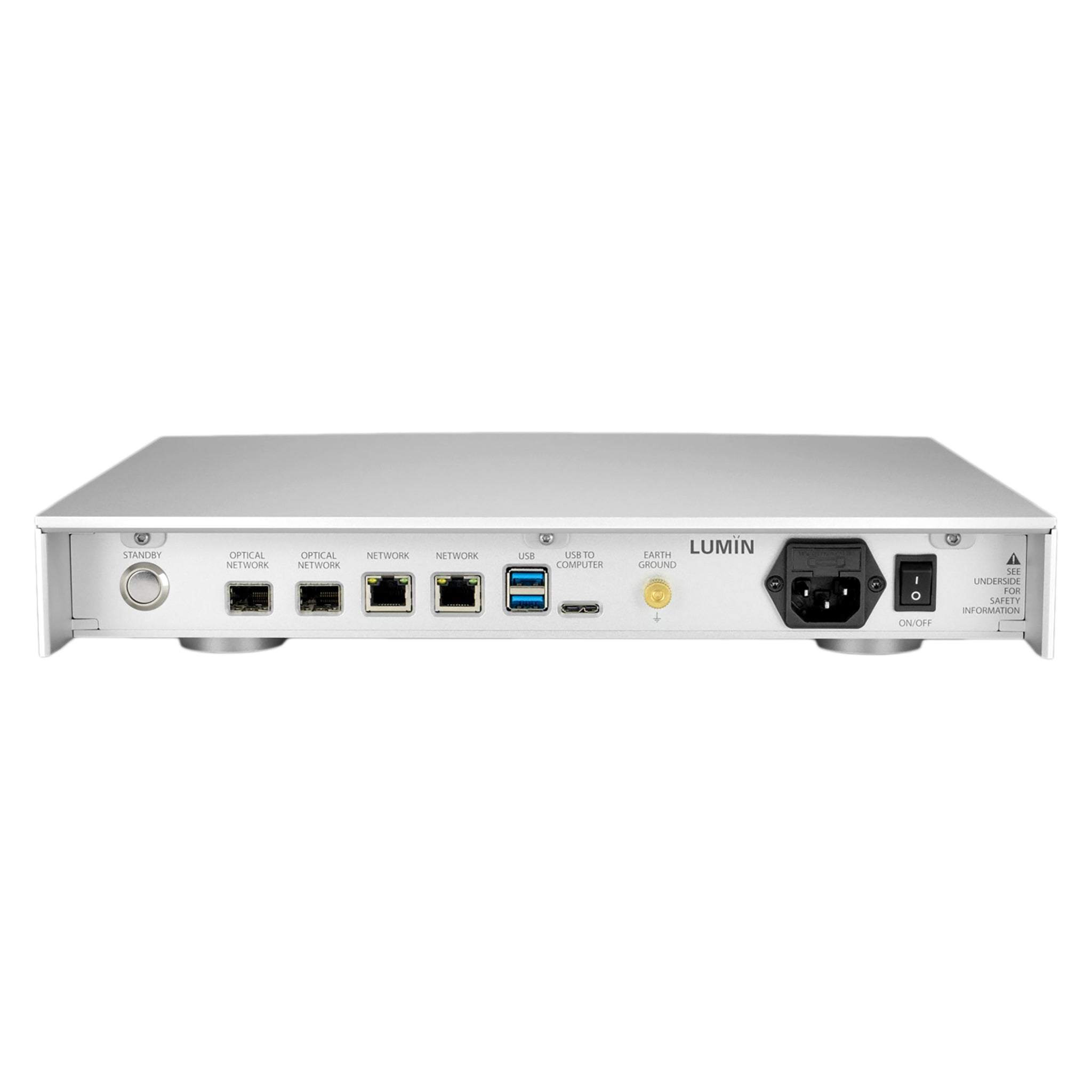 Lumin L2 Network Attached Storage (NAS) with 4-Port Gigabit Ethernet Switch - High-Speed File Sharing & Data Backup for Home Office and Small Business Networks