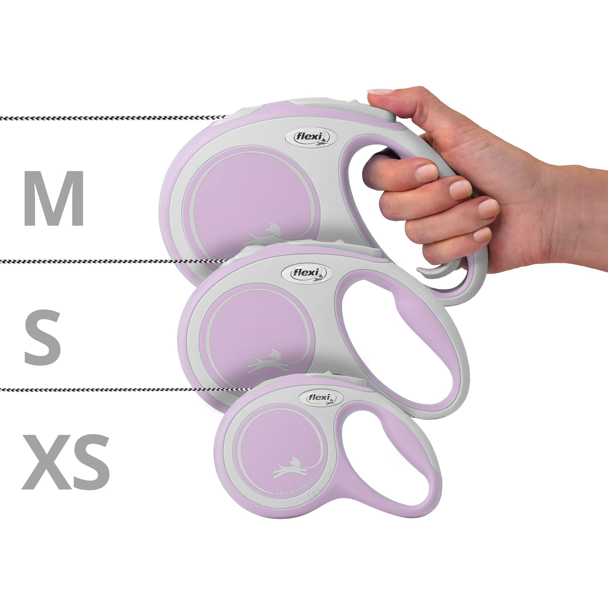 Flexi New Comfort Strap Cord Rose - Adjustable Elastic Hair Tie for Women & Girls, Perfect for Ponytails, Braids, and Everyday Hairstyles