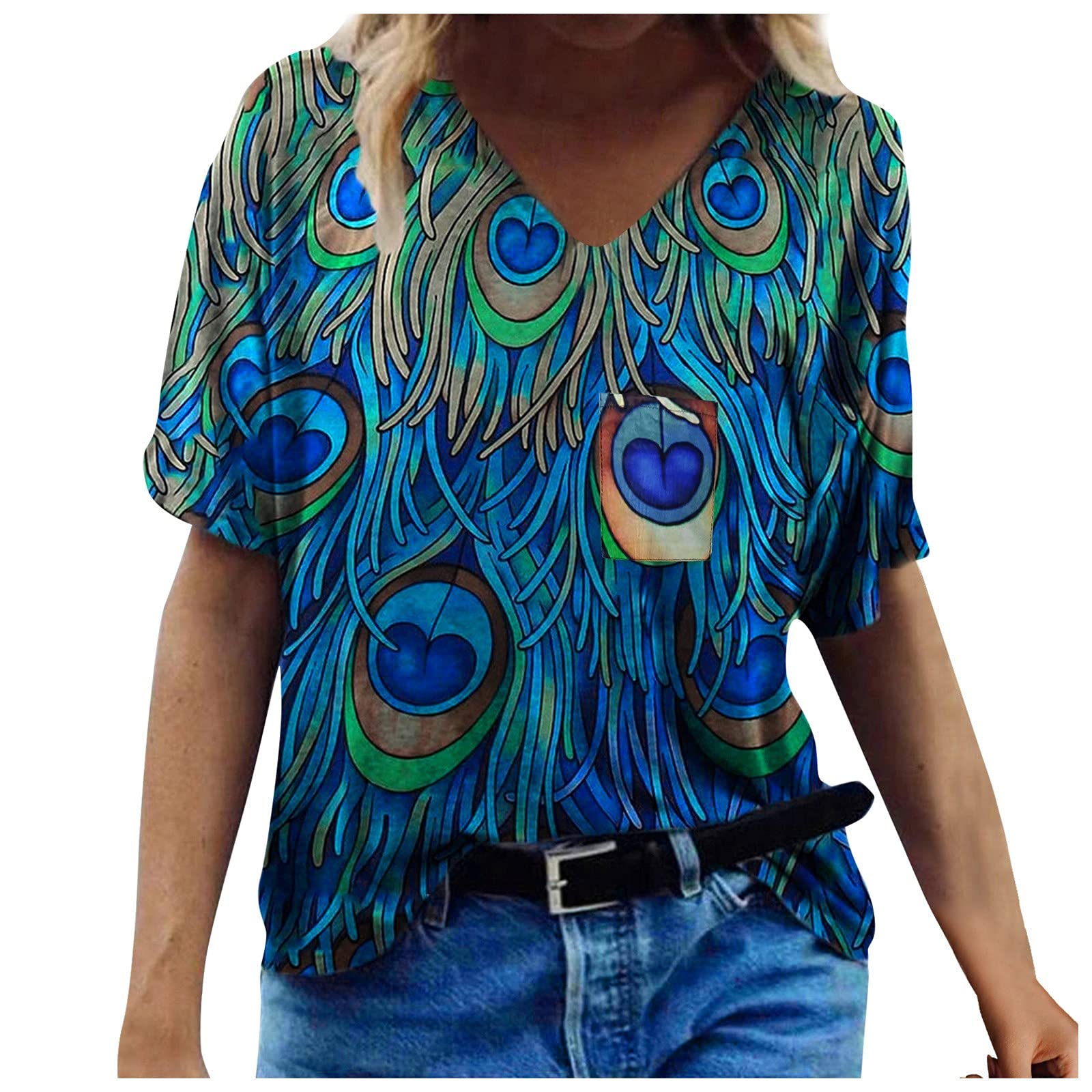 Plus Size Women's T-Shirts - Casual Crew Neck Long Sleeve Tee for Summer | Comfortable Everyday Wear, Office Outfits & Weekend Style