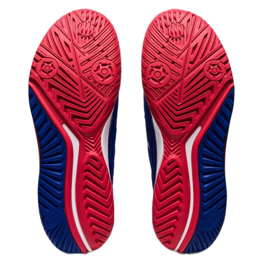 ASICS Gel Resolution 9 London Wimbledon Edition Men's Tennis Shoes - Blue/Red - High-Performance Court Shoes for Competitive Play & Training