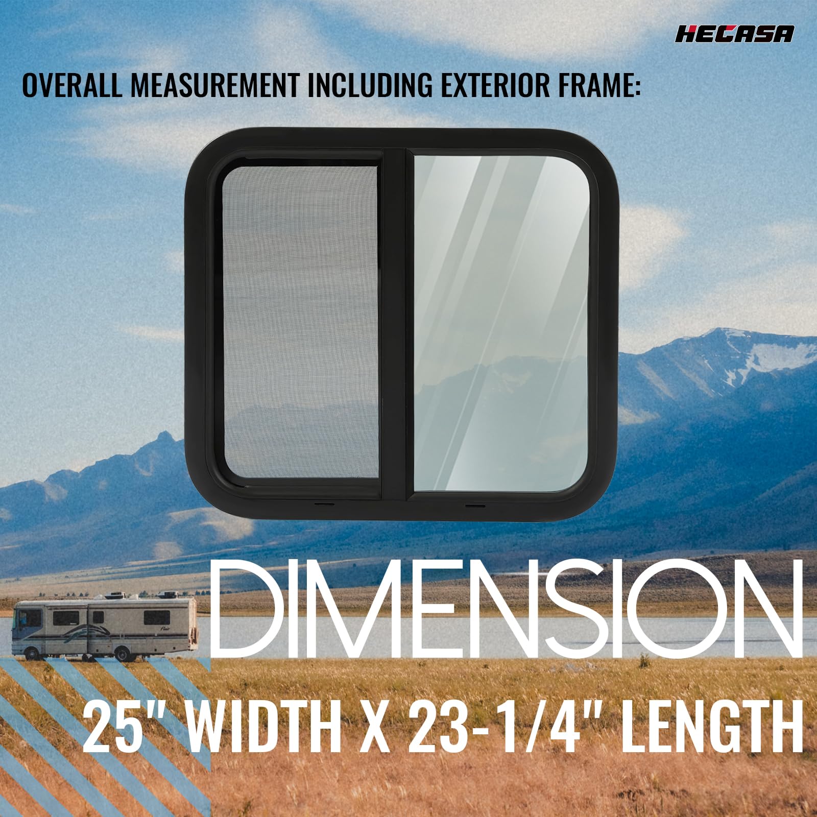 HECASA RV Window 24