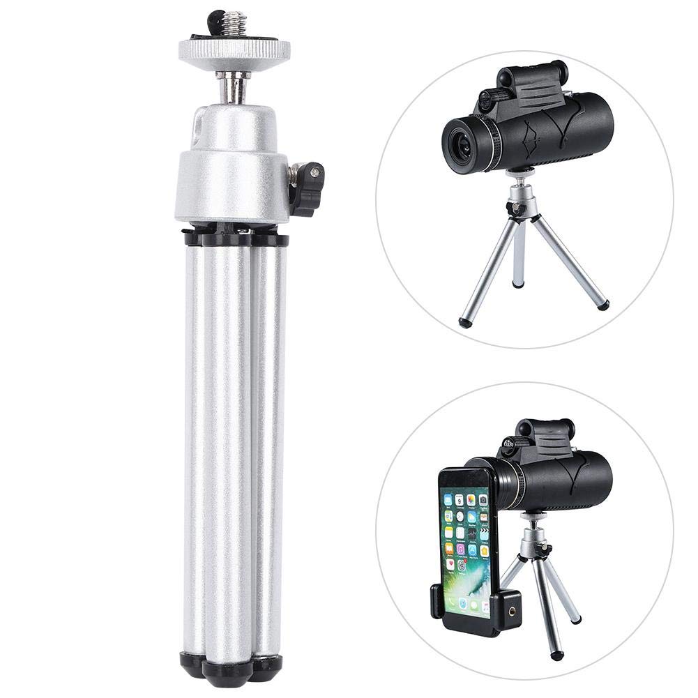 Aluminum Alloy Camera Tripod & Telescope Stand - 3-Piece Compact Portable Tripod Set for DSLR Cameras, Binoculars & Spotting Scopes | Perfect for Outdoor Photography, Hiking, Travel & Home Astronomy Use