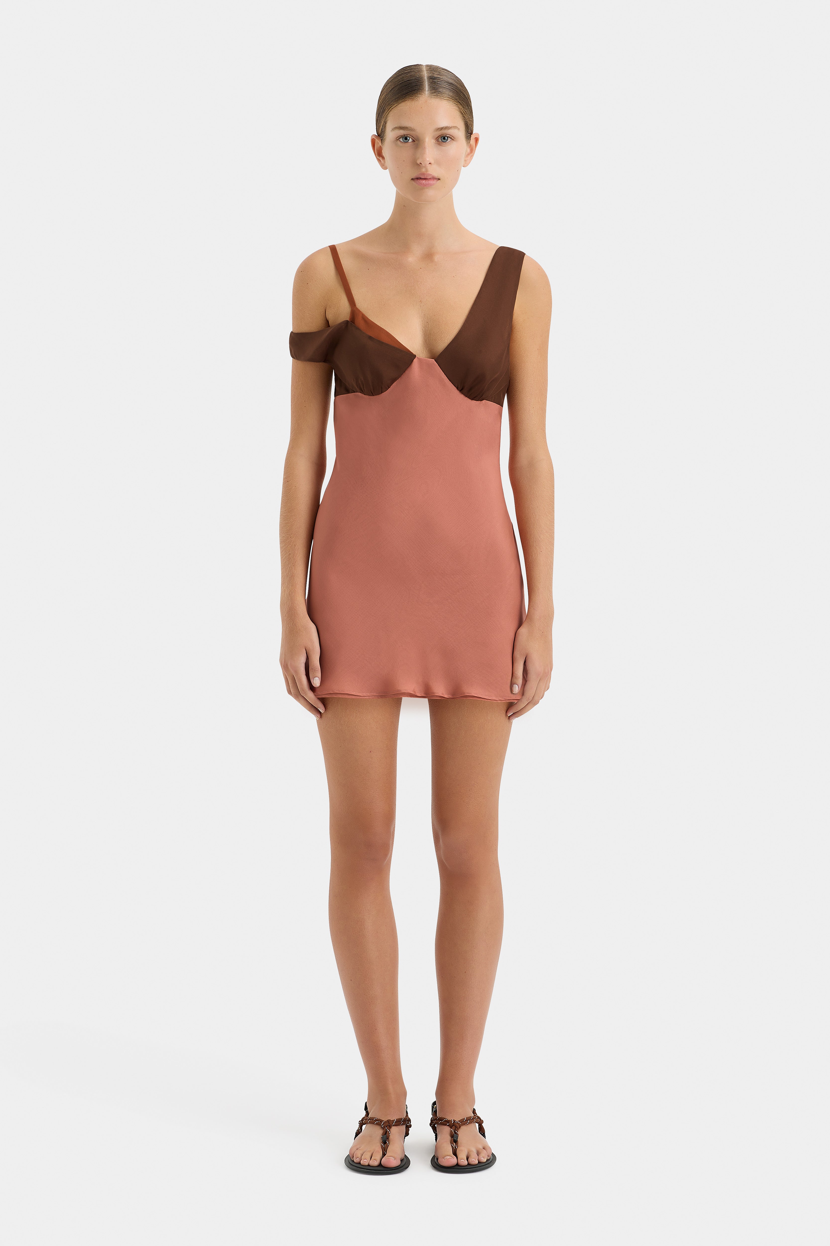 Halcyon Mini Dress - Women's Elegant Short Sleeve Party Cocktail Dress | Perfect for Weddings, Date Nights & Special Occasions