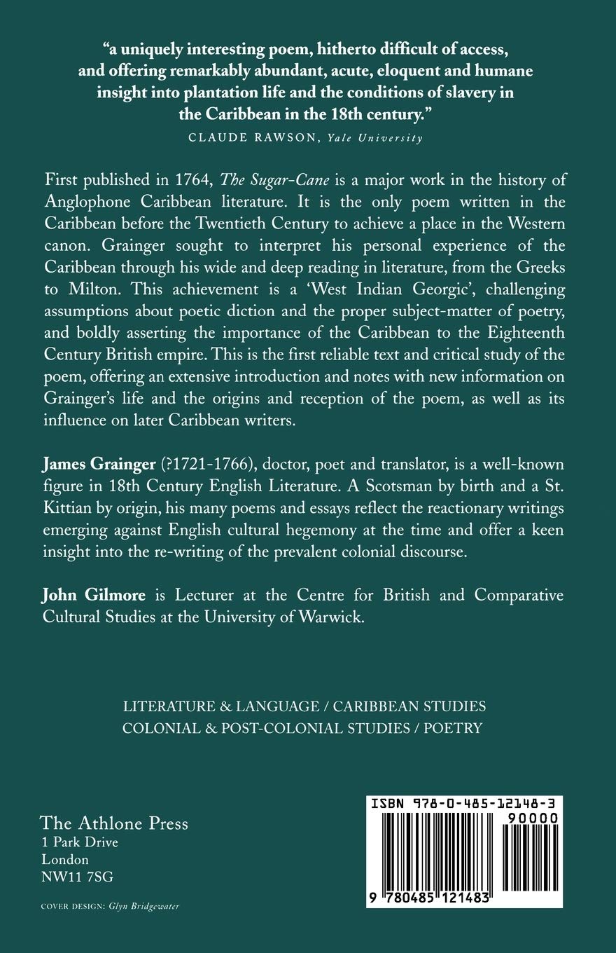 The Poetics of Empire: Study of James Grainger's The Sugar Cane (1764) | 18th Century Caribbean Literature Analysis | Perfect for Colonial History Scholars & Literature Students