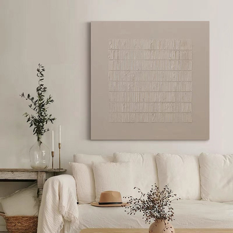 Beige & Brown Abstract Wall Art Print #BB027 - Modern Home Decor for Living Room, Bedroom & Office