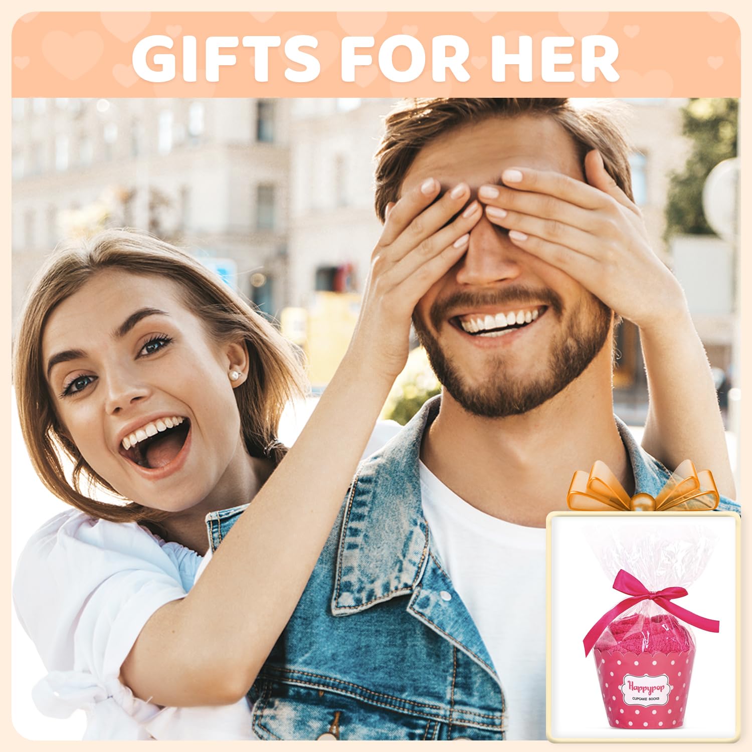 HappyPop Romantic Couple Gifts for Him & Her - Unique Boyfriend & Girlfriend Anniversary Gifts - Perfect for Valentine's Day, Birthday & Special Occasions