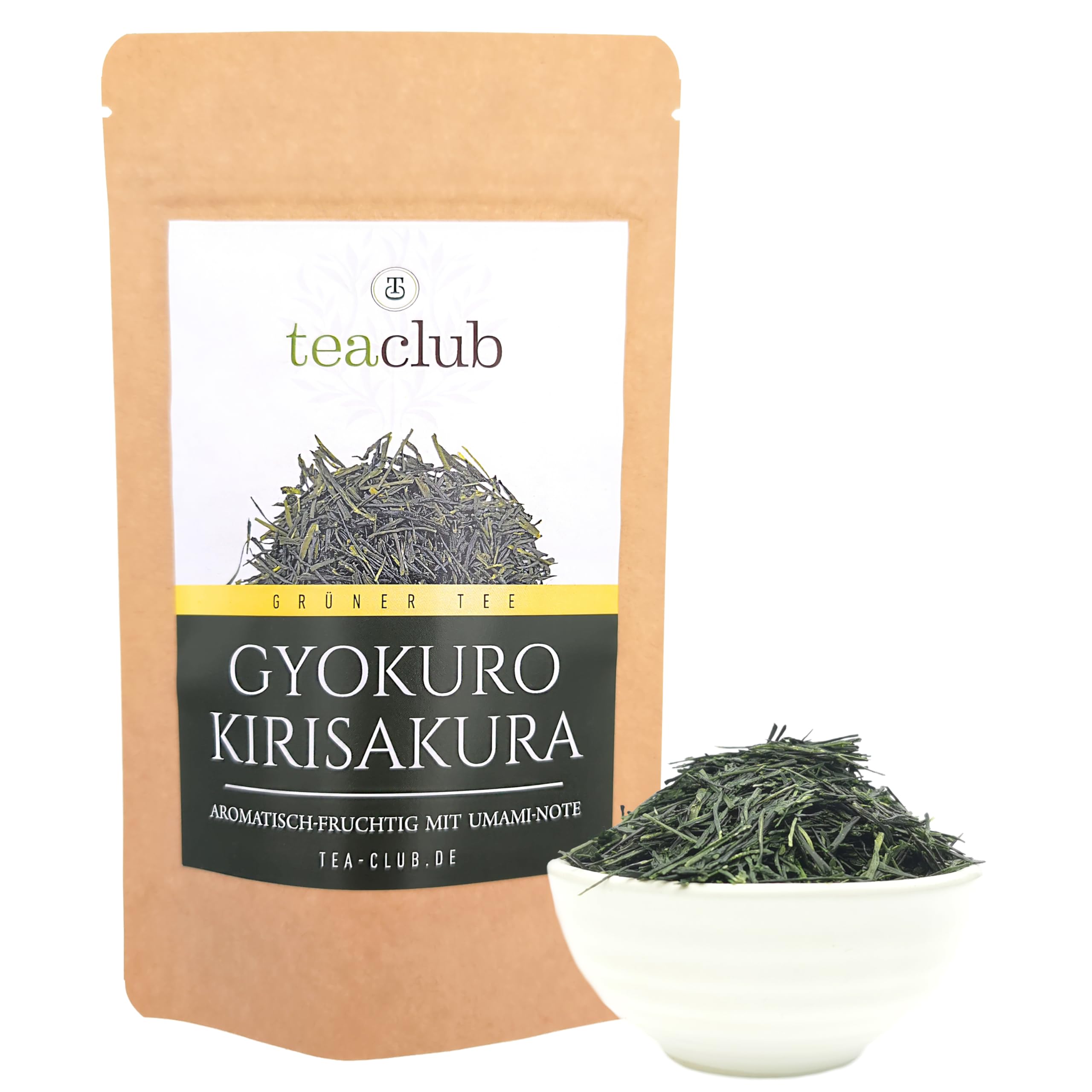 Premium Japanese Gyokuro Kirisakura Green Tea 500g - Loose Leaf, Aromatic Fruity Flavor with Fine Sweetness & Umami | High-Quality Japanese Green Tea for Daily Relaxation, Meditation & Gift Giving