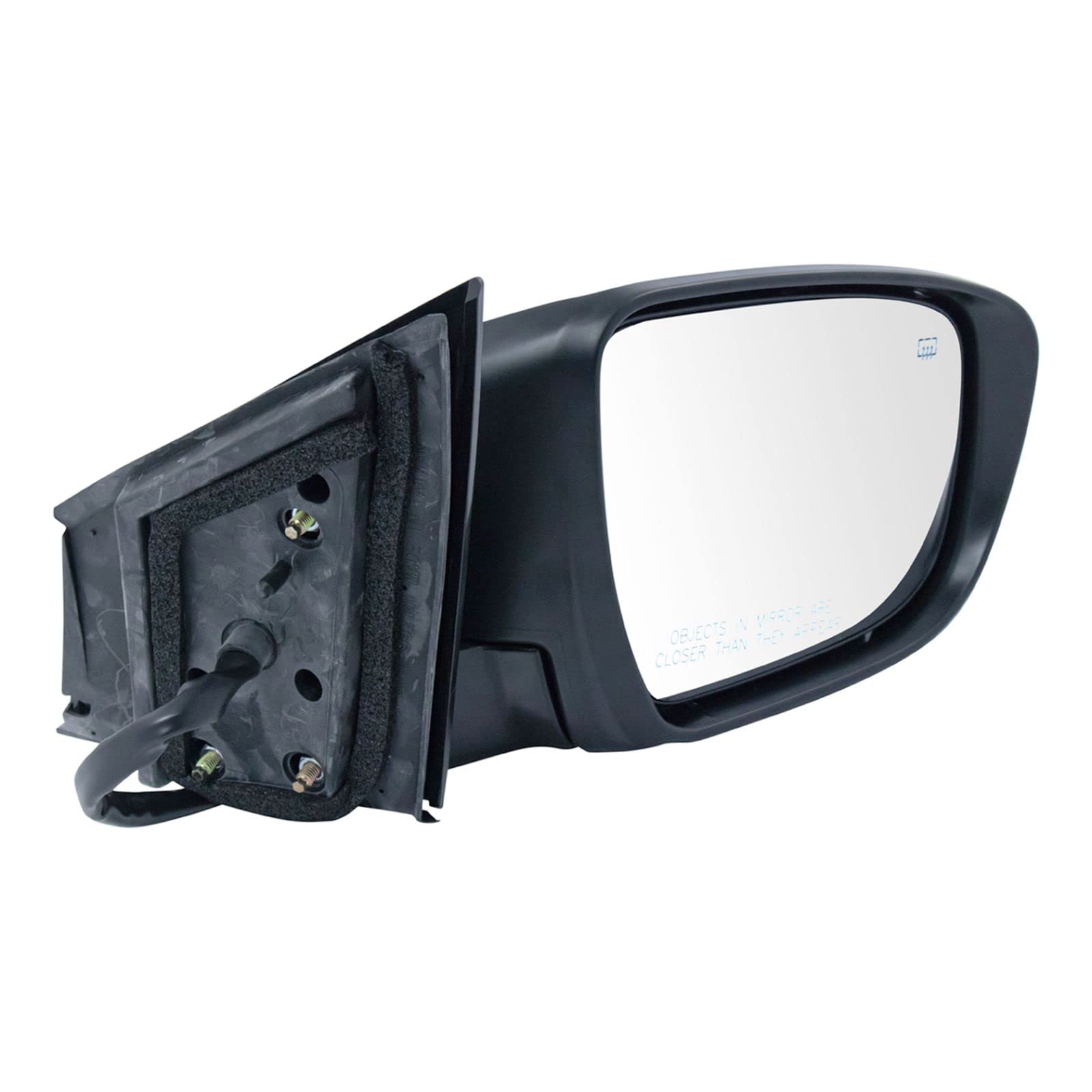 Power Heated Memory Turn Signal Side Mirrors with Camera - Paint to Match (Pair) - Perfect for Winter Driving & Enhanced Safety