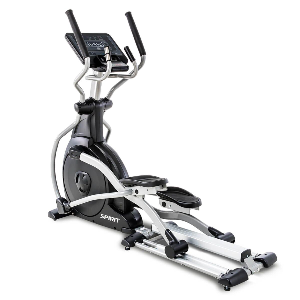 Spirit Fitness CE800 Elliptical Trainer - Low Impact Cardio Machine for Home Gym, Full Body Workout Equipment with LCD Monitor | Perfect for Small Spaces & Apartment Workouts