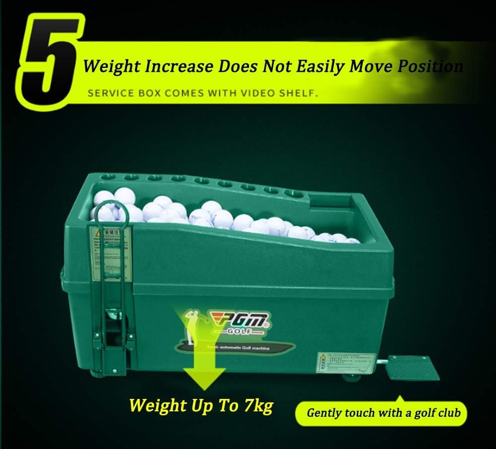 Automatic Golf Ball Dispenser & Tee Up Machine - No Electricity Required, Portable Golf Training Aid for Driving Range, Practice & Learning - Perfect for Golf Clubs, Sports Gaming & Beginners