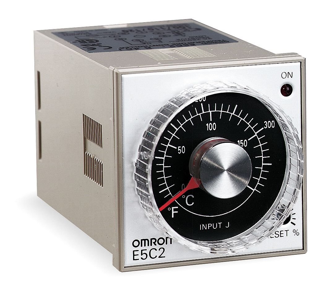 Omron E5C2R20JWAC10024032392 Digital Temperature Controller -100°C to 1200°C | Precise Industrial Process Control | For HVAC, Food Processing & Laboratory Equipment