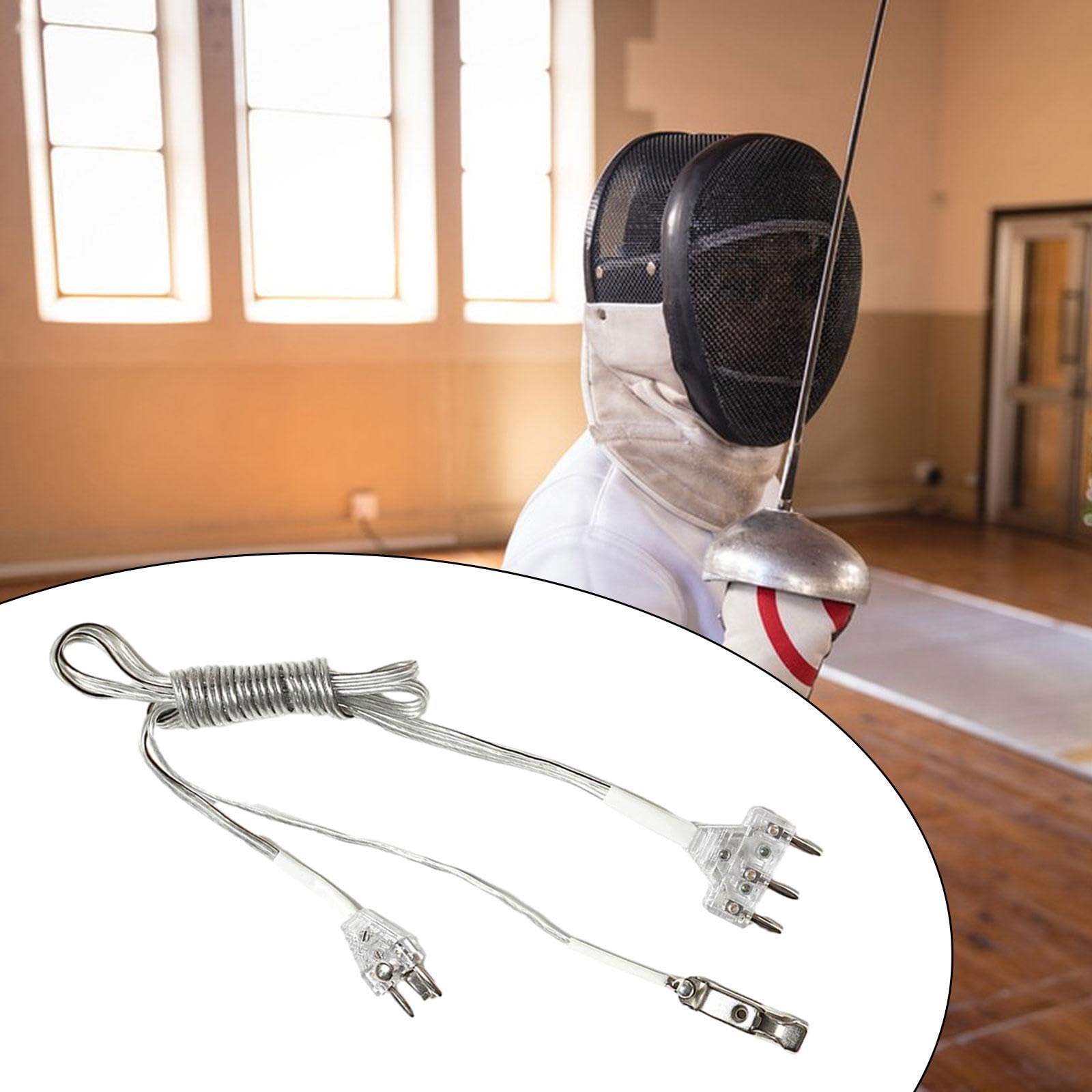 UGPLM Fencing Body Wire - Conductive Wire for Foil & Sports Gear Accessories | Durable Hand Line Cords for Fencing Equipment | Perfect for Training & Competitions