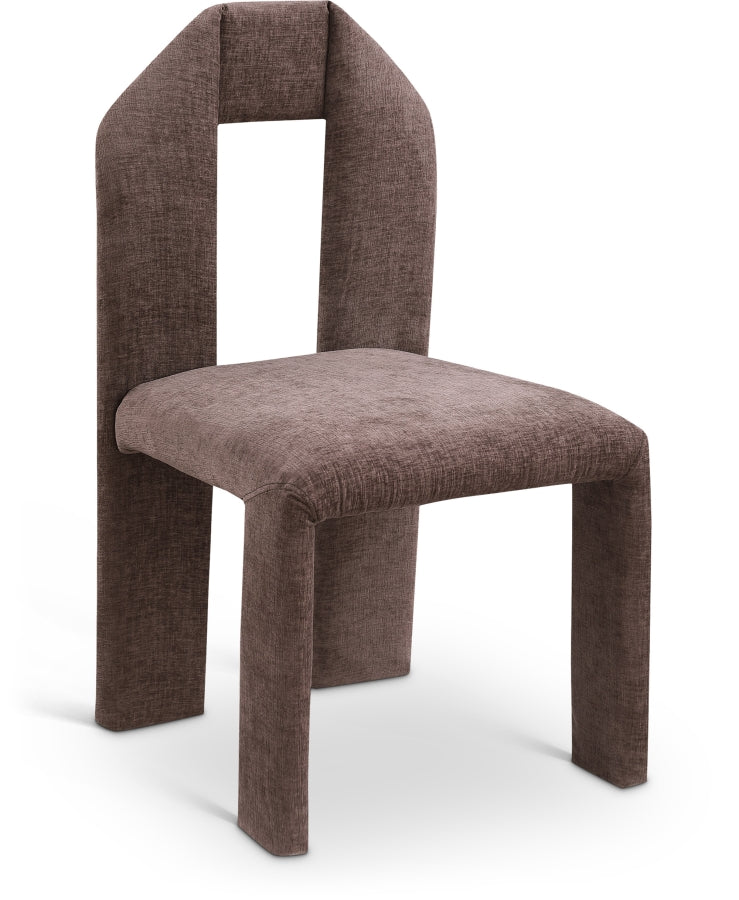 Luxury Bennett Chenille Fabric Dining Chair - Soft & Durable Upholstered Seat for Elegant Home Decor, Kitchen, Dining Room, and Office Use