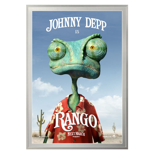 22x34 Metal Frame Movie Poster Display Swing Frames - Durable & Adjustable for Home Theater, Cinema, and Collectible Poster Display