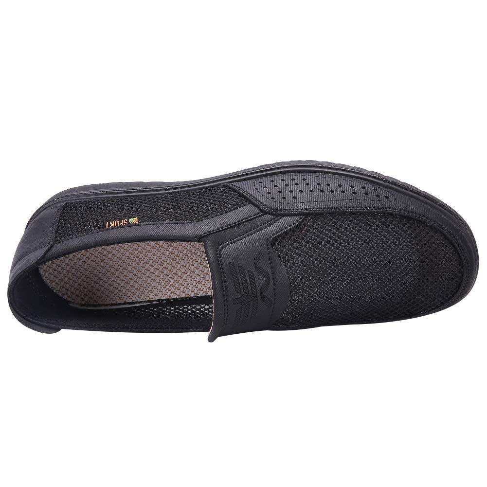 ANUFER Men's Breathable Mesh Loafers - Lightweight Summer Driving Shoes & Casual Sneakers for Outdoor Walking, Travel, and Daily Wear