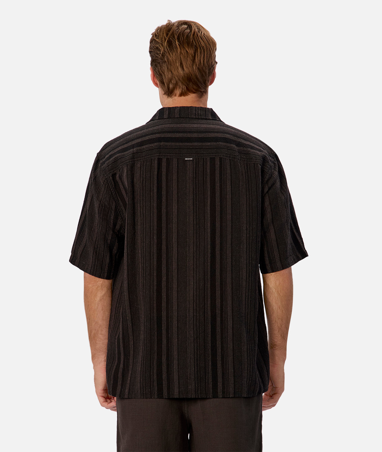Veloro Short Sleeve Linen Shirt for Men - Breathable Summer Casual Button Down Shirt in Charcoal Black | Perfect for Beach Vacations, Outdoor Events & Office Wear