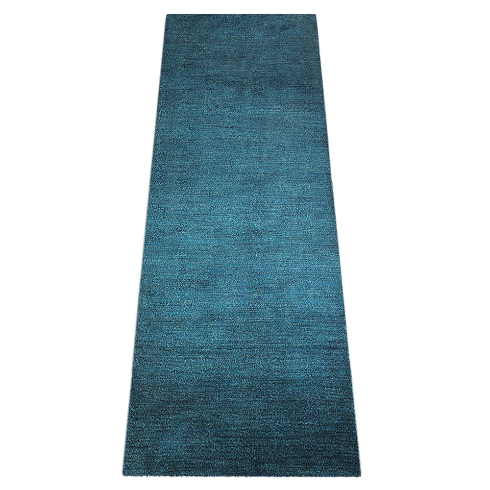 Hand Knotted Ribbed Area Rug - Soft & Durable for Living Room, Bedroom, or Office Decor