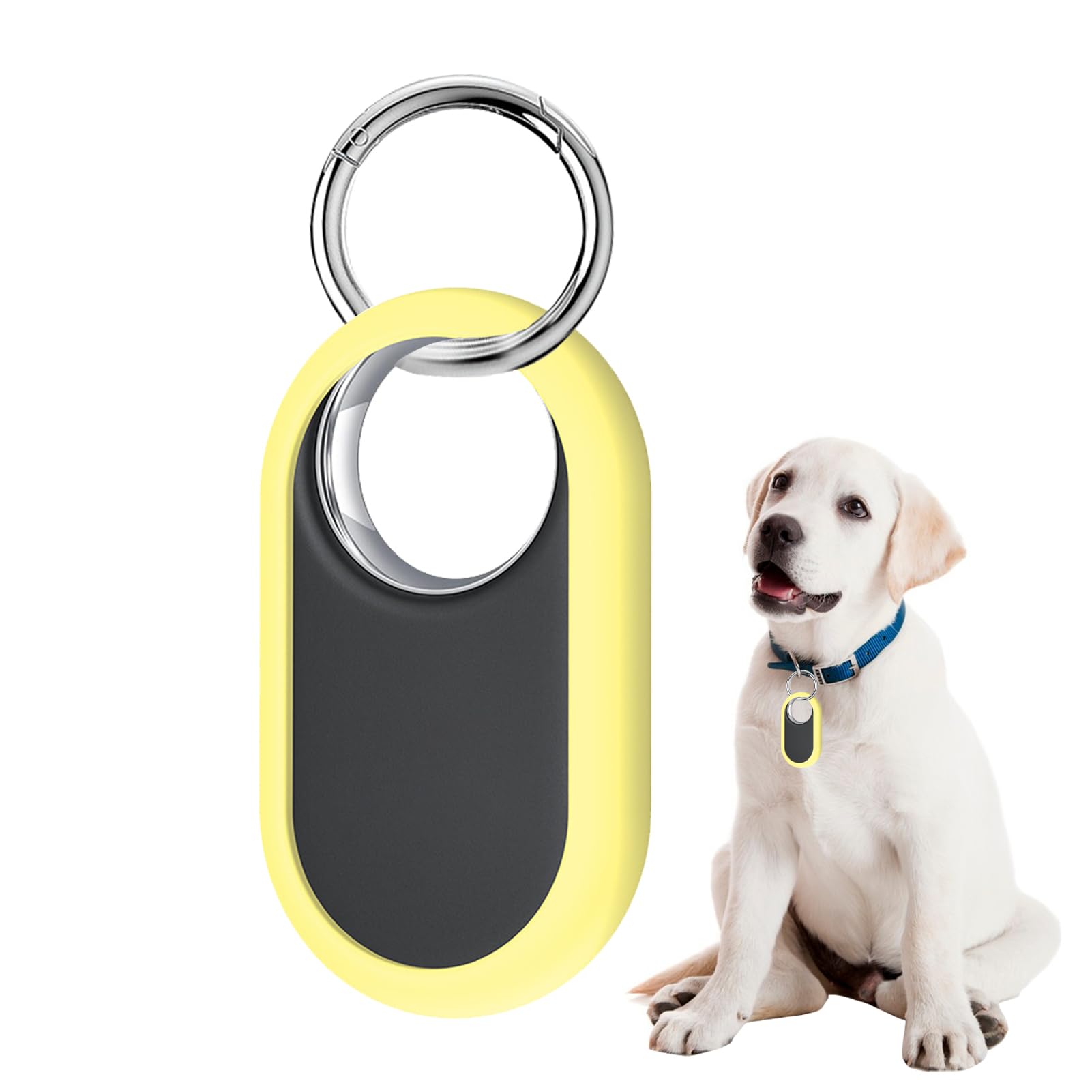 Silicone AirTag Holder Case - Key Ring Cover for Comfortable Tracking & Locating