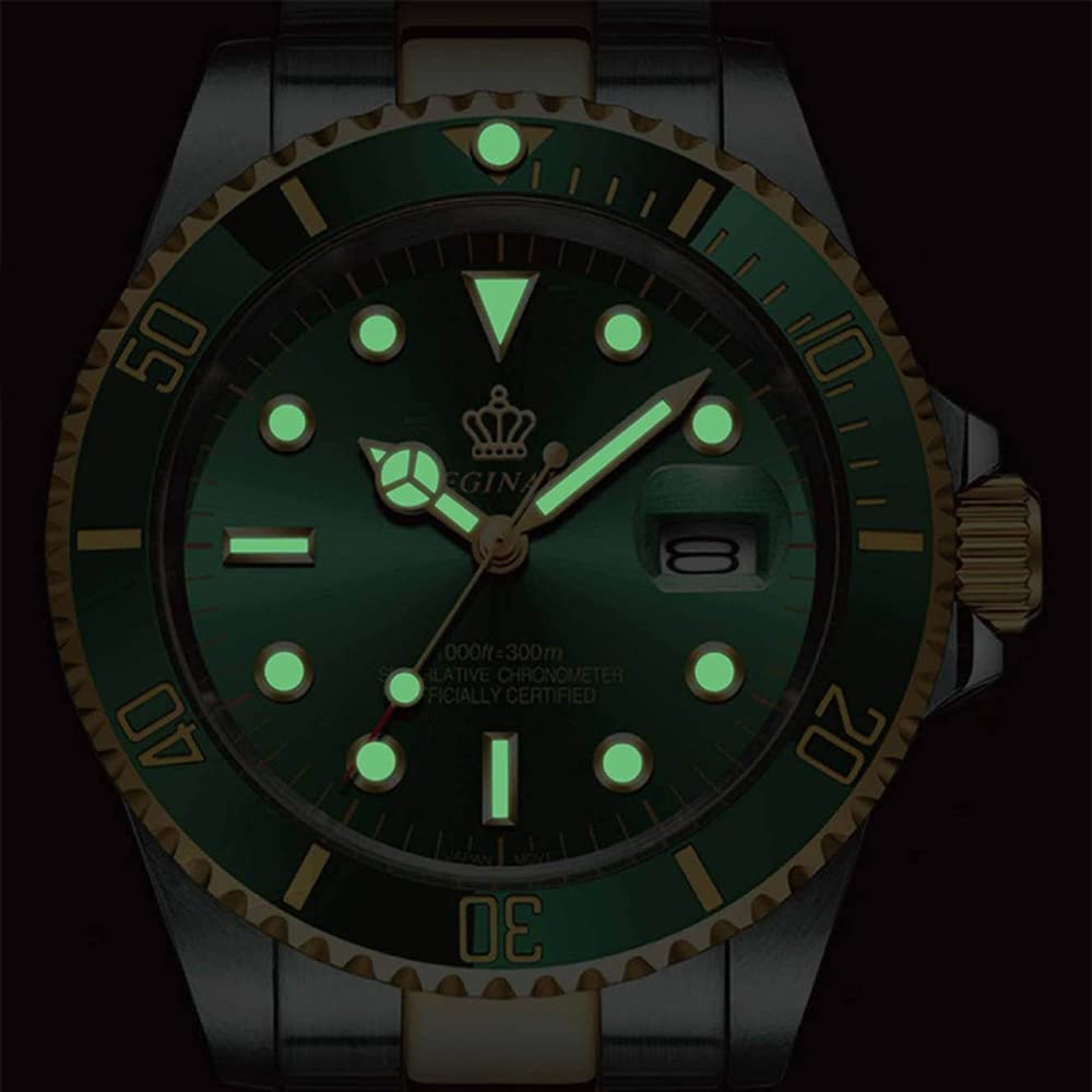 FANMIS Men's Luxury Watches - Rotatable Bezel, Sapphire Crystal Glass, Luminous Hands, Quartz Movement, Silver-Tone Stainless Steel Watch for Business, Formal & Casual Wear | Perfect for Office, Dating & Special Occasions