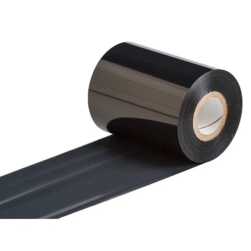 Brady R6002 & R6000 Halogen-Free 3.27-Inch Thermal Transfer Printer Ribbons (2-Pack) for Industrial Label Printing & Barcode Applications