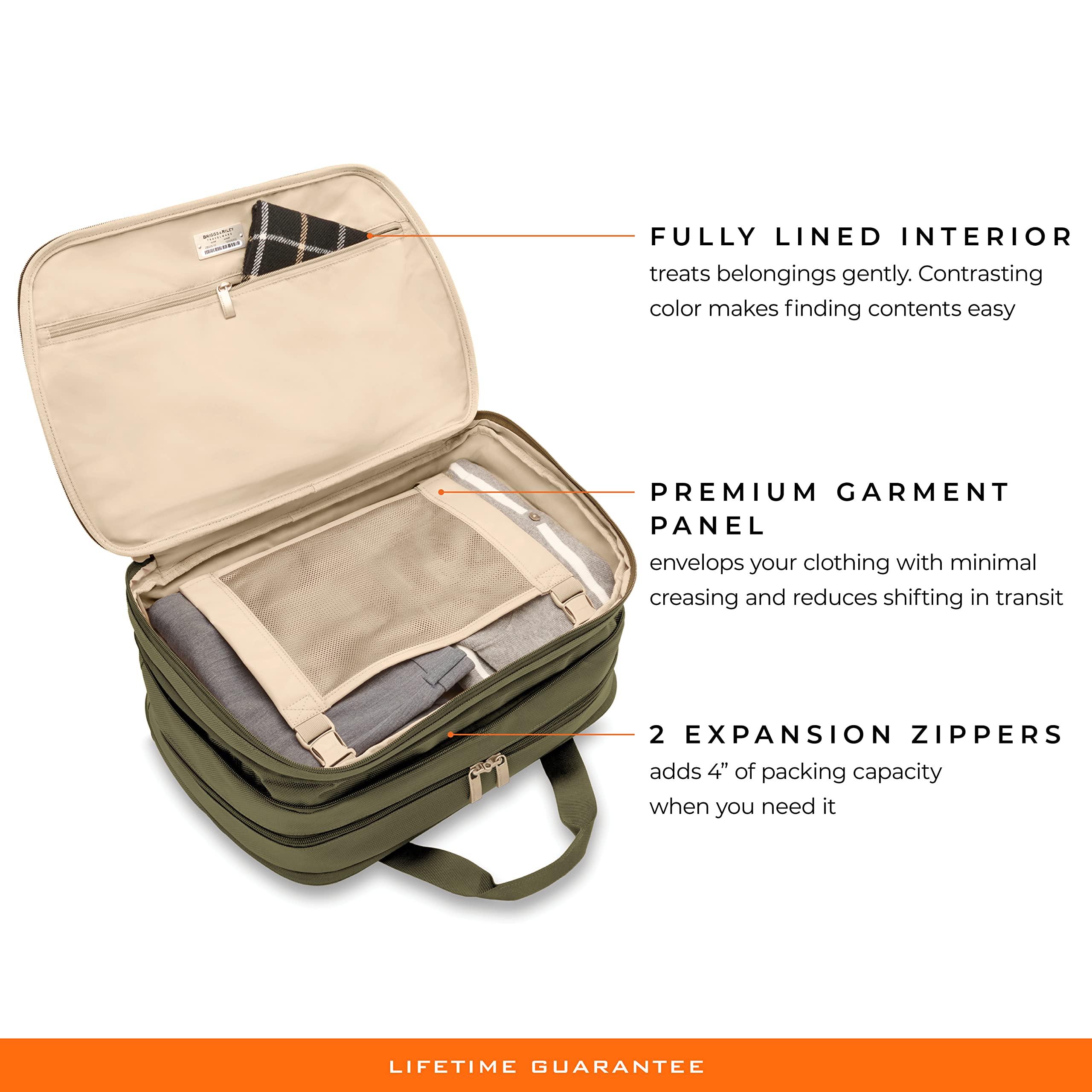 Briggs & Riley Premium Travel Duffel Bag - Water-Resistant Carry-On Luggage for Business Trips & Weekend Getaways | Durable Gym Bag & Sports Equipment Organizer