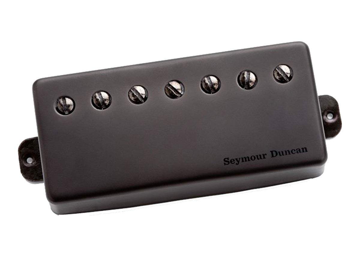 Seymour Duncan 11102-97-P-BlkM-7Str Passive Pickup for 7-String Guitar - Black Metal Finish | Perfect for Metal & Rock Music Performances & Studio Recording