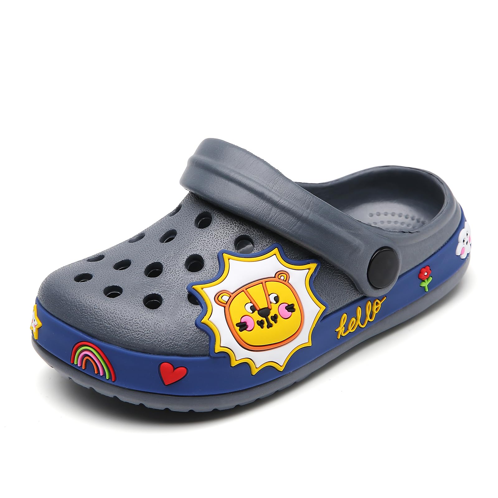 **Kids Garden Clogs - Slip-On Waterproof Sandals for Boys & Girls | Cute Cartoon Shower Slippers for Beach, Pool & Outdoor Play**