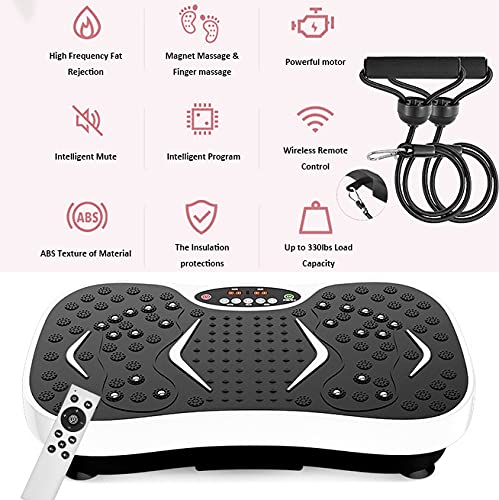 iMeshbean 3D Vibration Platform - Whole Body Exercise Machine for Weight Loss, Fitness & Muscle Massage | Home Gym Equipment for Toning, Cellulite Reduction & Relaxation | Perfect for Home Workouts, Physical Therapy & Post-Workout Recovery