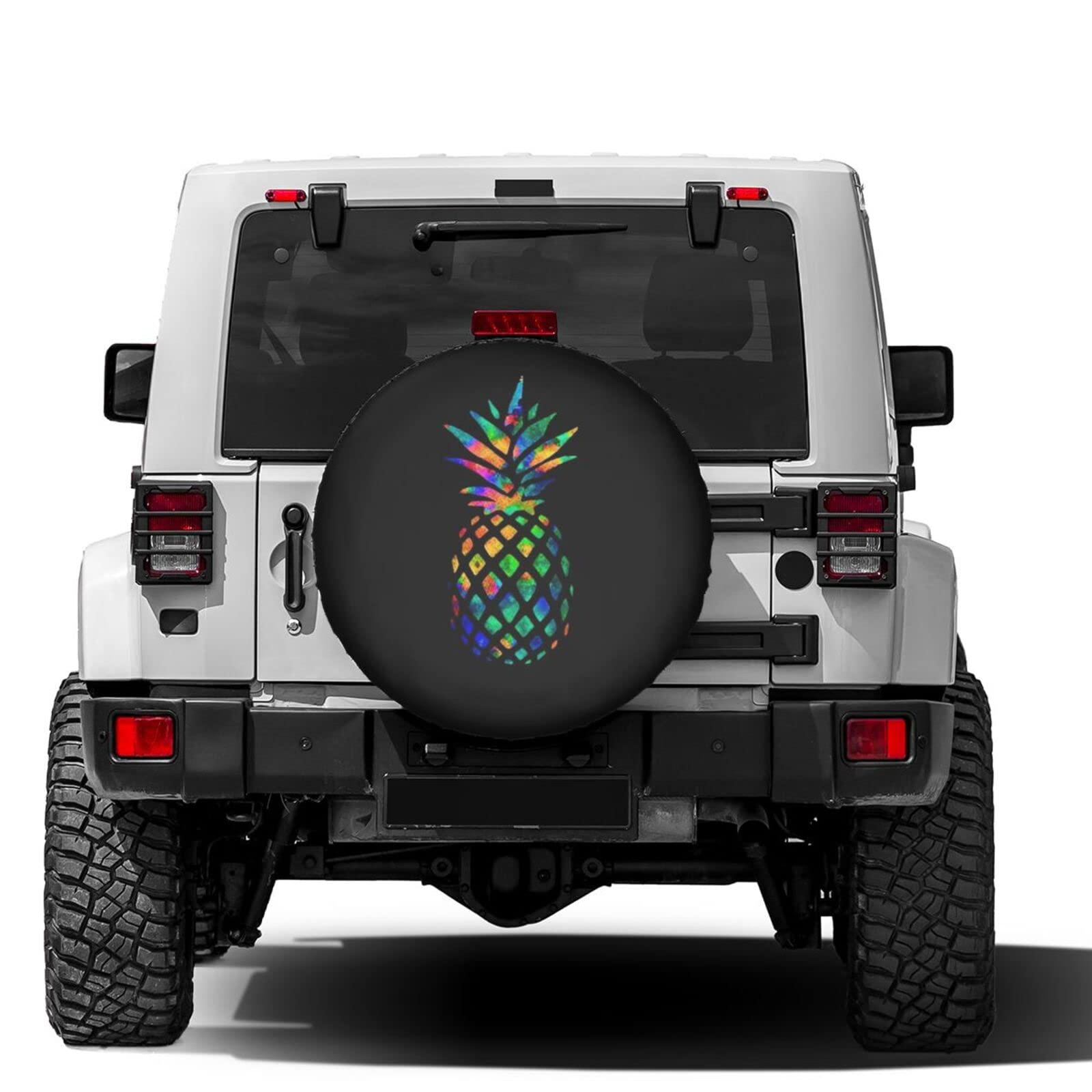 Vibrant Waterproof Pineapple Spare Tire Cover - UV Resistant, Dustproof 15