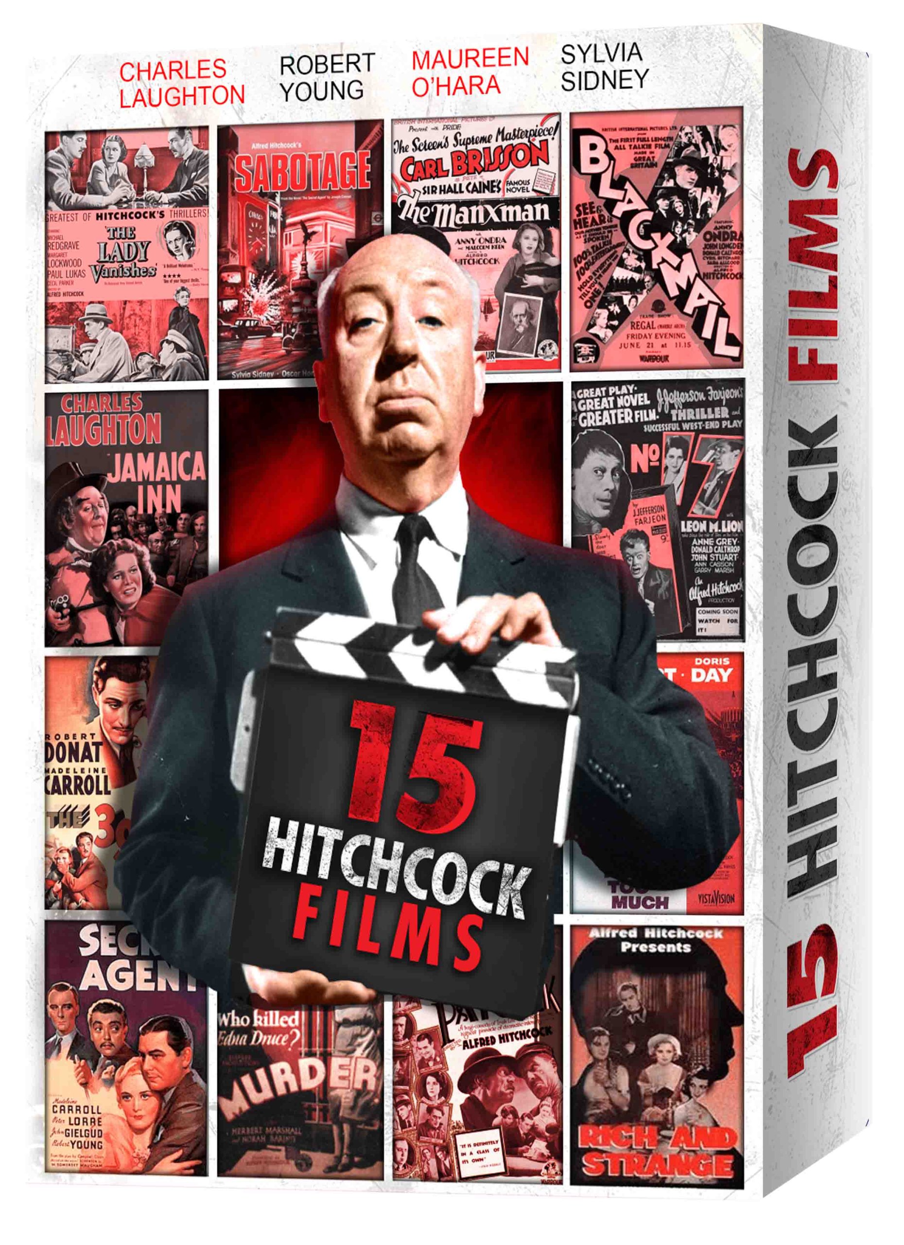 15 Classic Alfred Hitchcock Movies Collection - DVD Gift Box Set for Film Enthusiasts & Movie Lovers | Perfect for Home Theater, Gifts & Holiday Entertainment