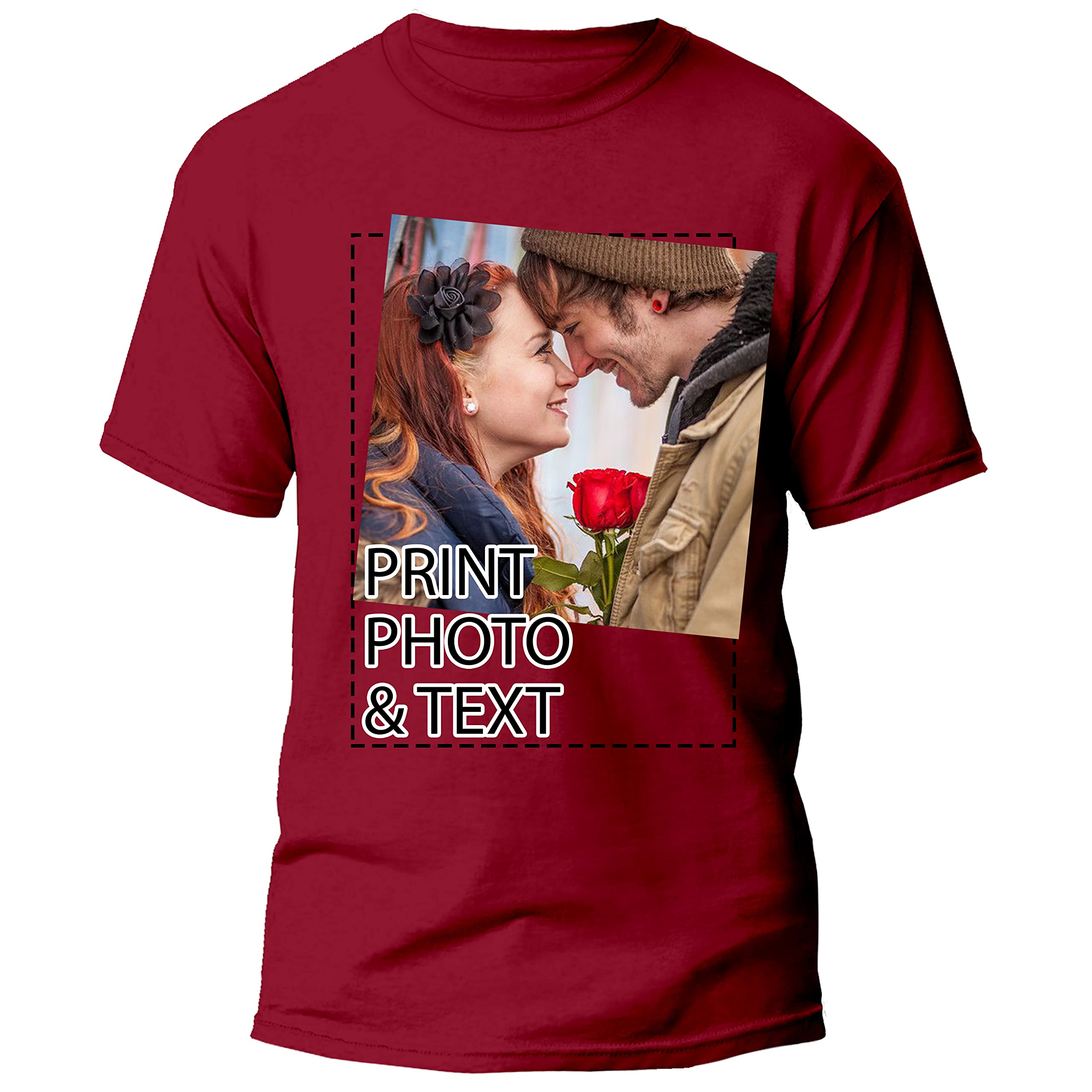 Custom T-Shirts for Men & Women - Design Your Own Crew Neck Shirts | Personalized Apparel for Casual Wear, Gifts & Events