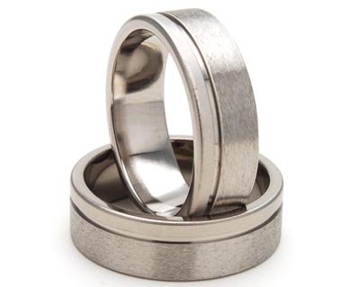 7mm Titanium Ring for Men - Durable & Hypoallergenic Wedding Band - Lightweight Titanium Jewelry for Everyday Wear & Special Occasions