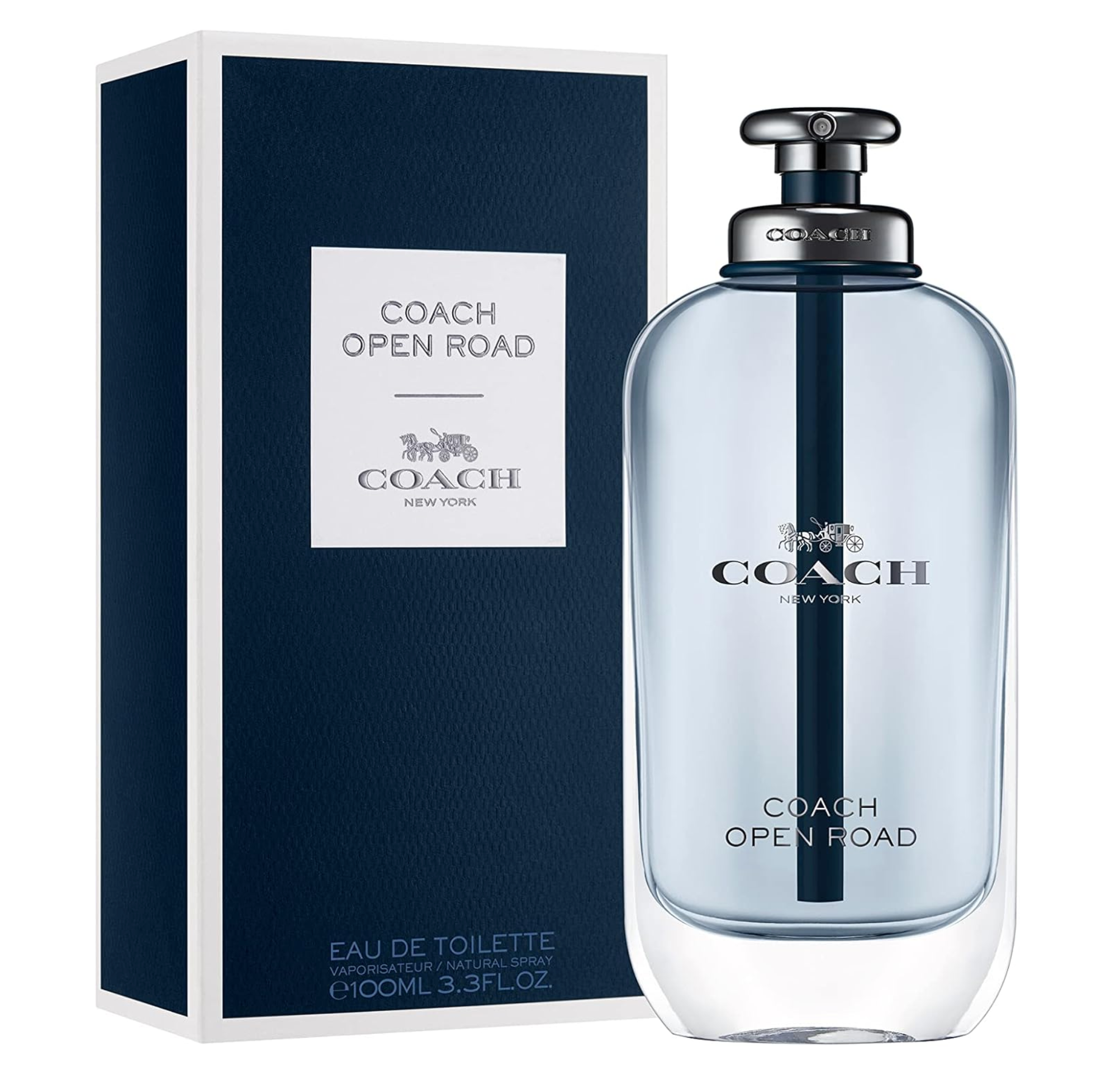 Coach Open Road 100ML Eau De Toilette Spray for Men - Fresh Woody Fragrance for Everyday Wear, Office & Date Nights