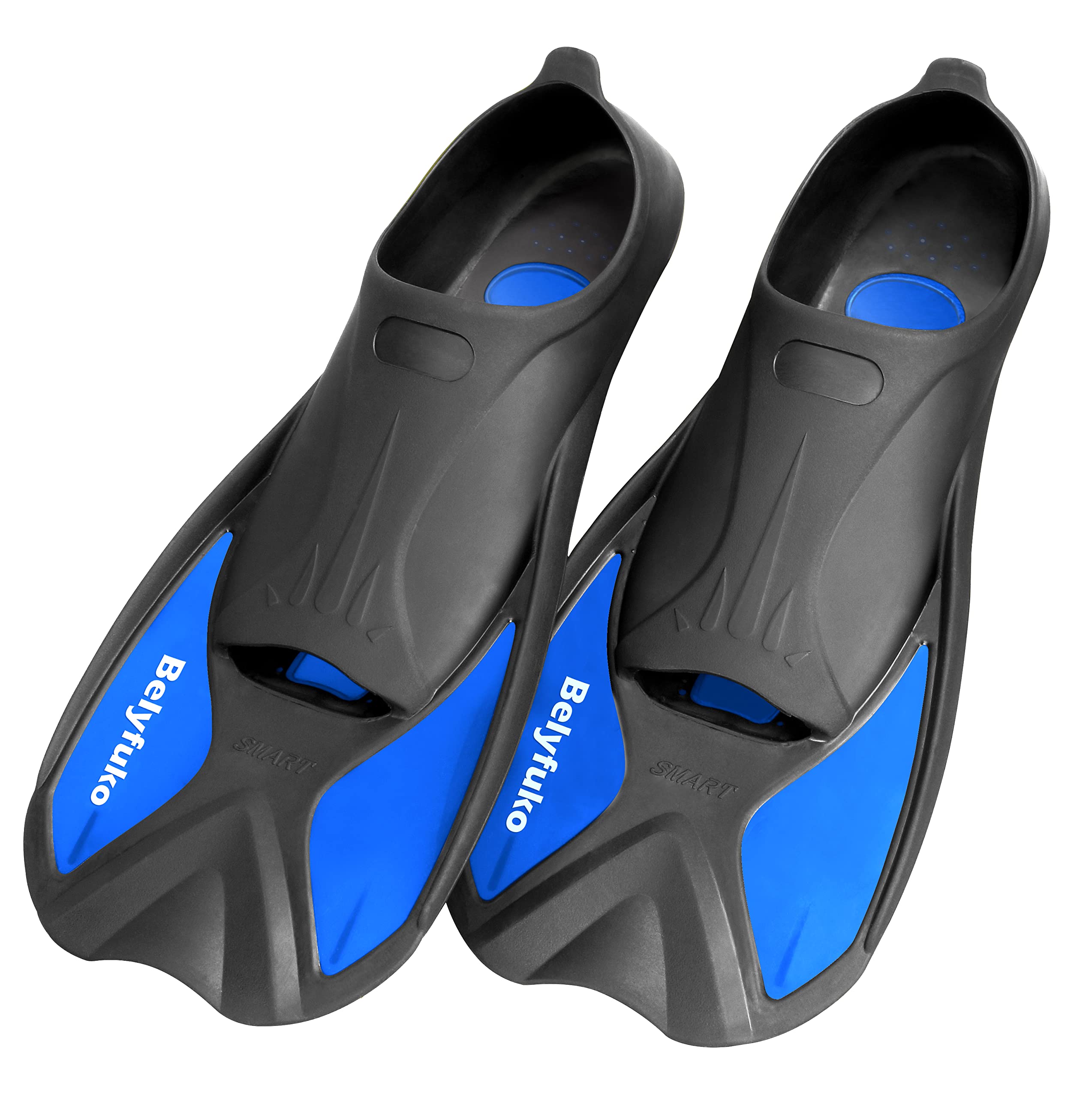 **Short Swim Fins for Adults & Kids – Travel Size Snorkeling Fins for Lap Swimming, Diving, and Snorkeling – Includes Mesh Storage Bag – Perfect for Pool, Beach, and Ocean Adventures**