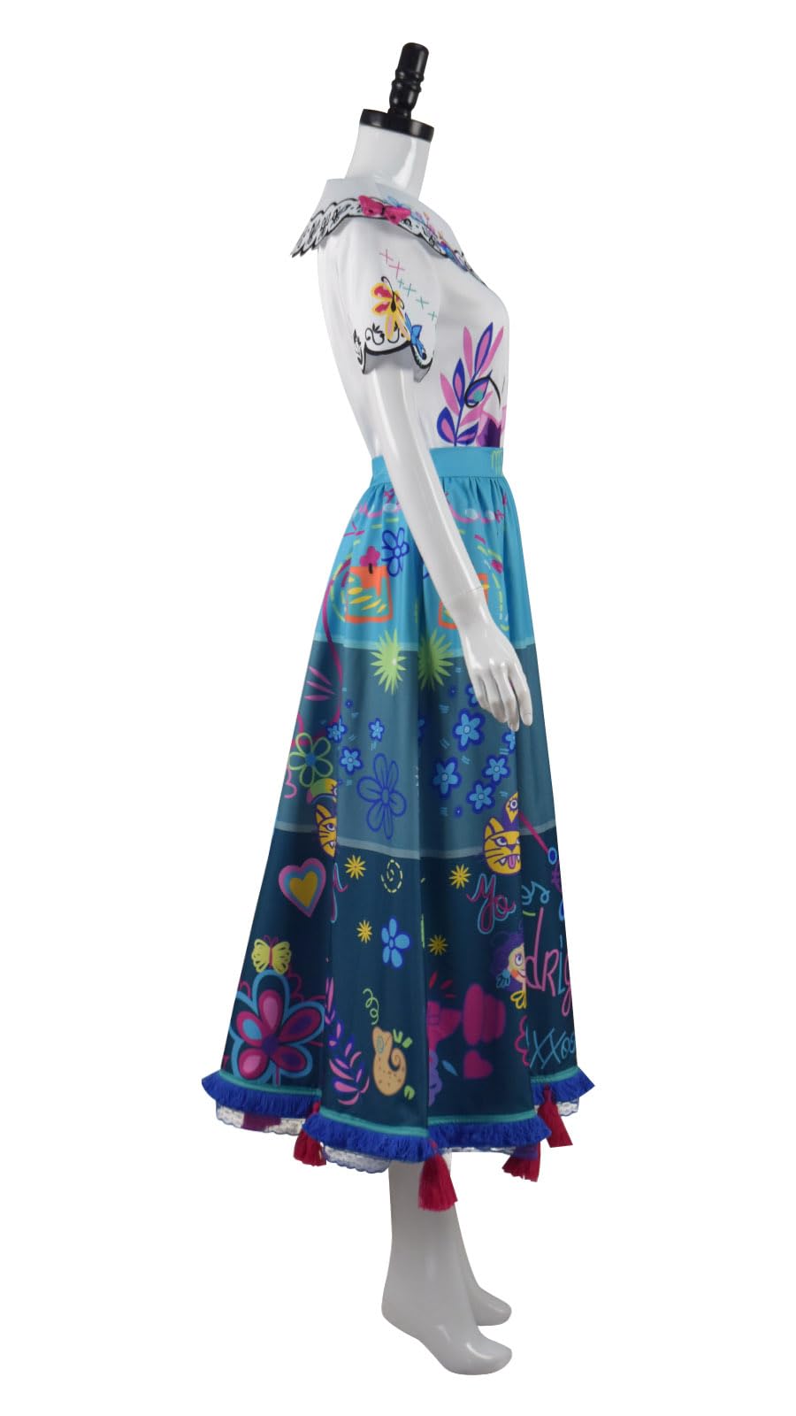Mirabel Costume for Women - Adult Princess Dress & Shirt Full Set | Halloween Cosplay Outfit | Perfect for Disney Parties, Carnival & Themed Events